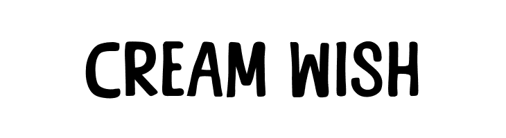 Cream Wish  لخطوط تنزيل