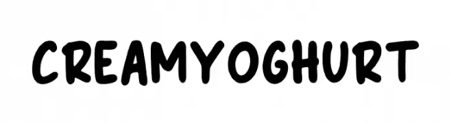 Cream Yoghurt  Frei Schriftart Herunterladen