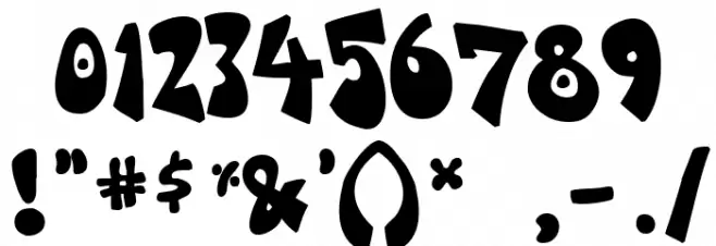 Cream and sugar Font OTHER CHARS