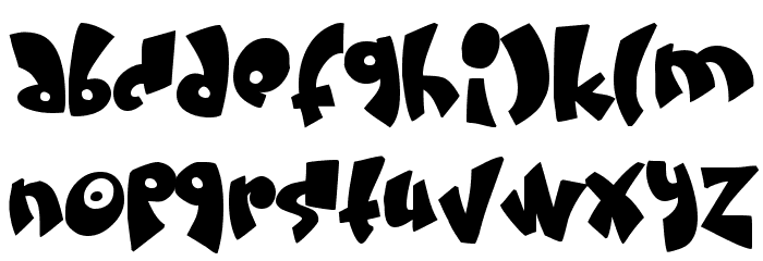 Cream and sugar Font LOWERCASE