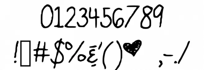 CreamDonut Шрифта ДРУГИЕ символов