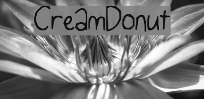 CreamDonut Шрифта examples
