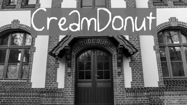 CreamDonut Шрифта examples