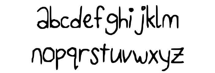 CreamDonut Font LOWERCASE