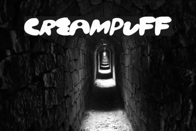 CreamPuff Font examples