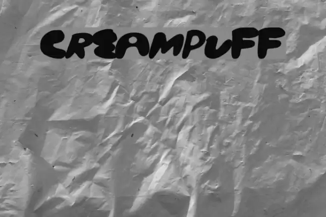 CreamPuff Font examples