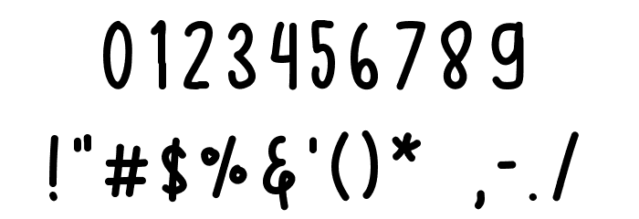 CreamShoes Font OTHER CHARS