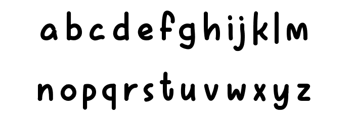 CreamShoes Font LOWERCASE