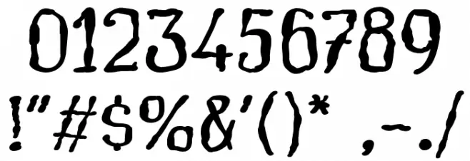 CreamSoup Font OTHER CHARS