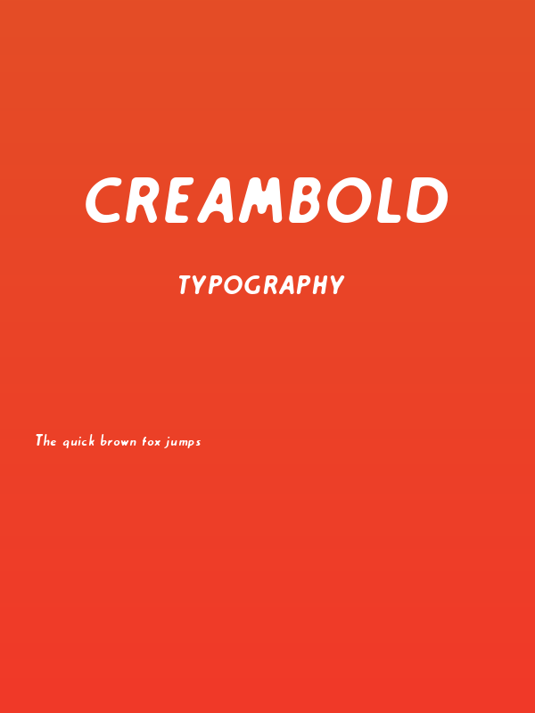 Creambold Poster