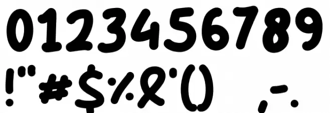 Creamer Soda Font OTHER CHARS