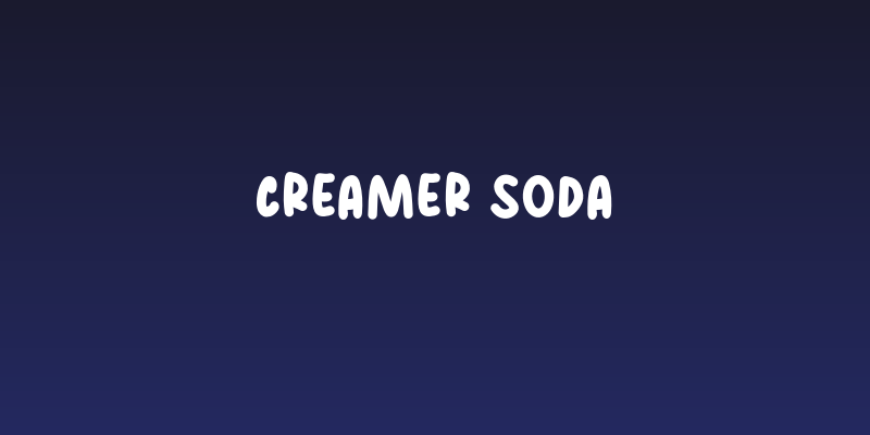 Creamer Soda Social Header