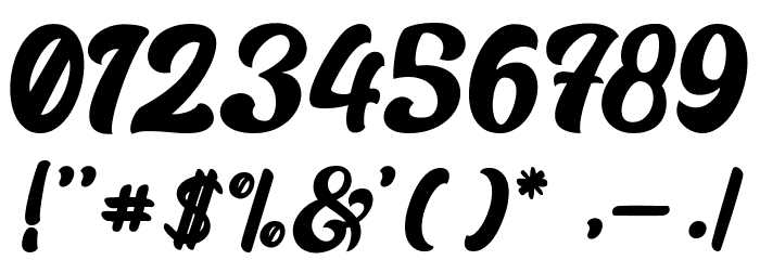 Creamer Font OTHER CHARS