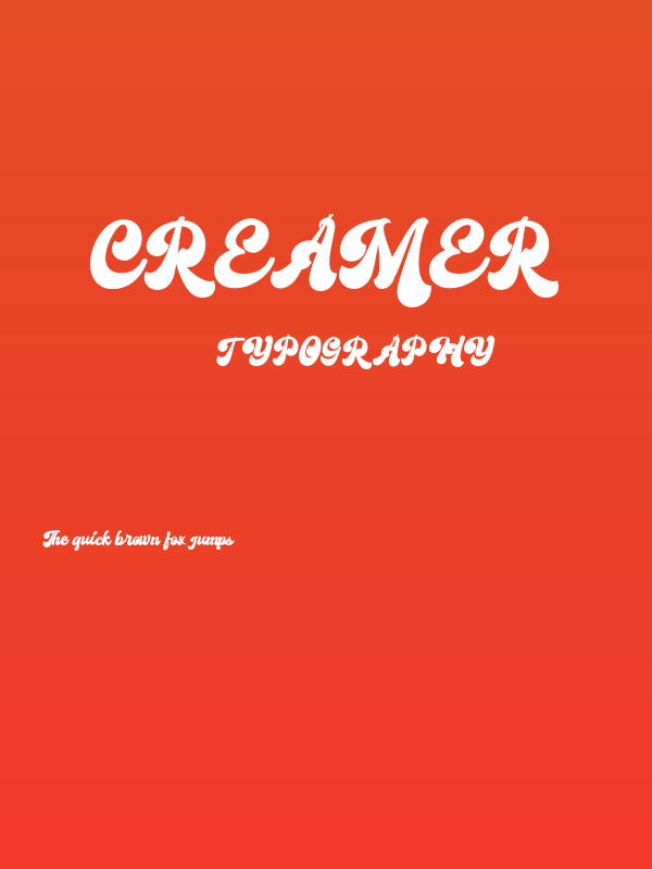 Creamer Poster