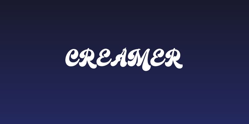 Creamer Social Header