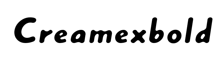 Creamexbold Font