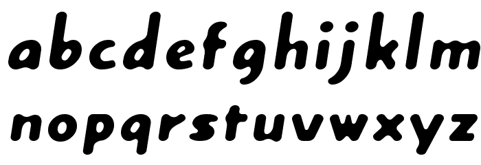 Creamexbold Font LOWERCASE