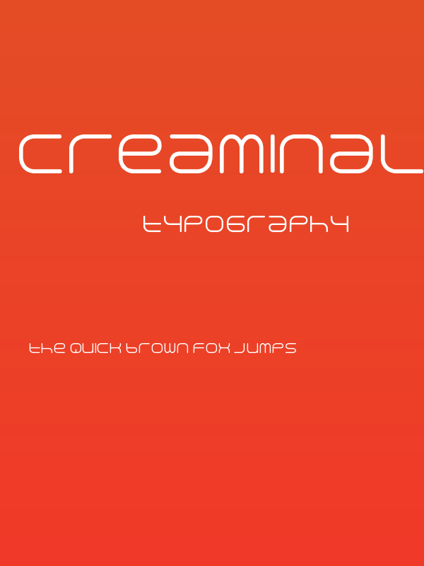 Creaminal Poster