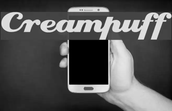 Creampuff Font examples