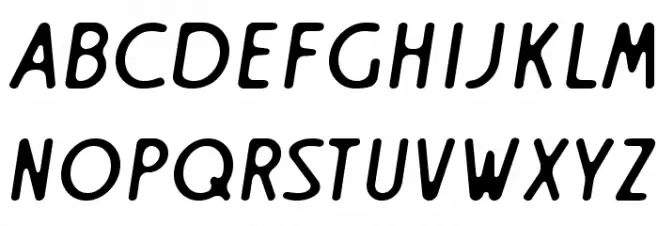 Creamregular Schriftart Groß