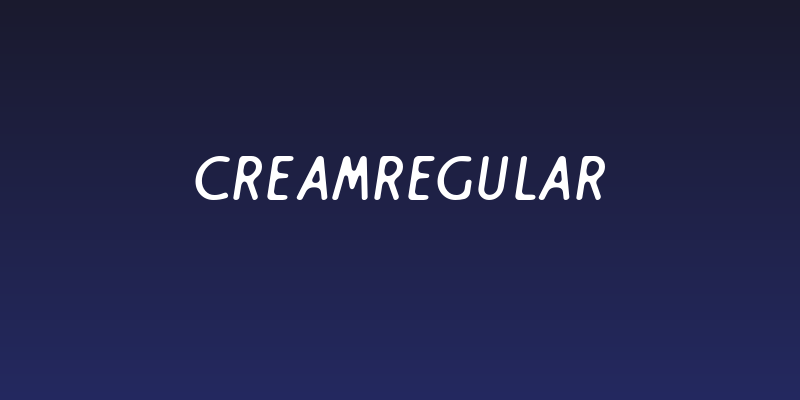 Creamregular Social Header