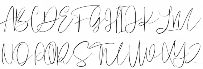 Creams Free Font Regular Schriftart Groß