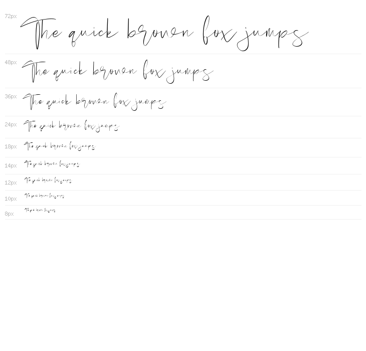 Creams Free Font Regular Waterfall