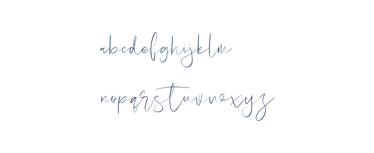 Creams Free Font Regular Lowercase