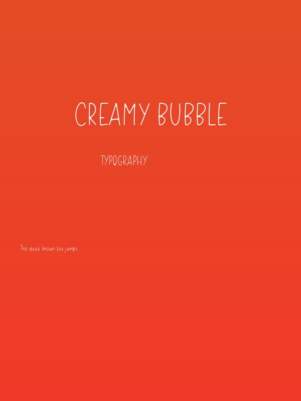 Creamy Bubble Poster
