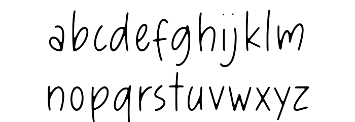 Creamy Bubble Font LOWERCASE