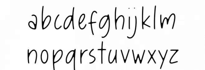Creamy Bubble Font Litere mici