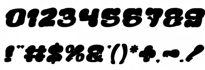 Creamy Butter Bold Italic Font OTHER CHARS