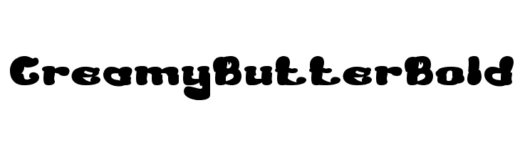 Creamy Butter Bold  免费字体下载