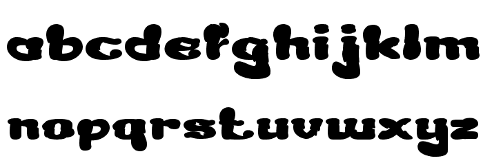Creamy Butter Bold Font LOWERCASE