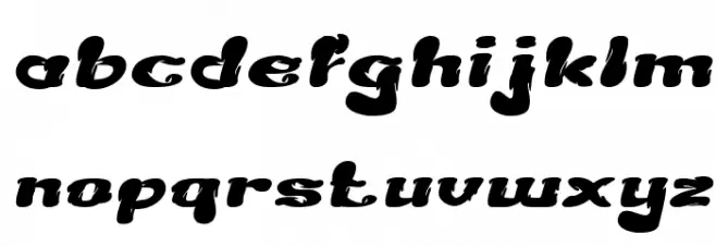Creamy Butter Italic फ़ॉन्ट लोअरकेस