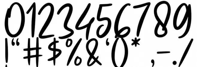 Creamy Buttermilk Font OTHER CHARS