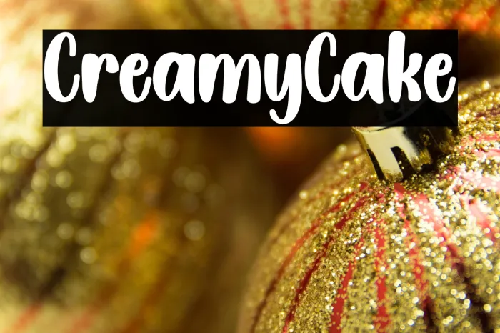 Creamy Cake Example 1