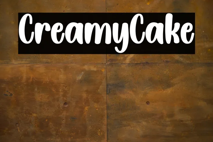Creamy Cake Example 3