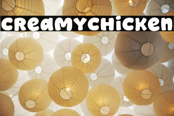 Creamy Chicken Example 2