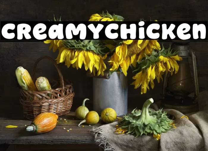 Creamy Chicken Example 3