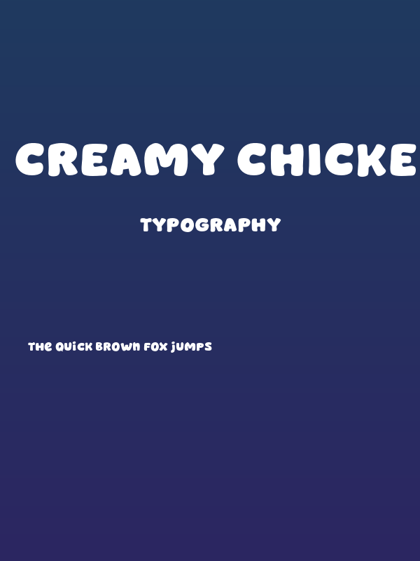 Creamy Chicken Poster