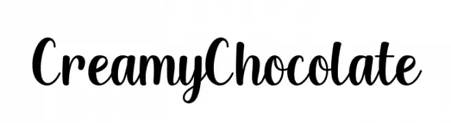 Creamy Chocolate  Frei Schriftart Herunterladen