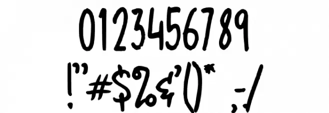 Creamy Coconut Font OTHER CHARS