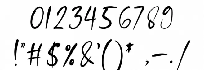 Creamy Corn Font OTHER CHARS