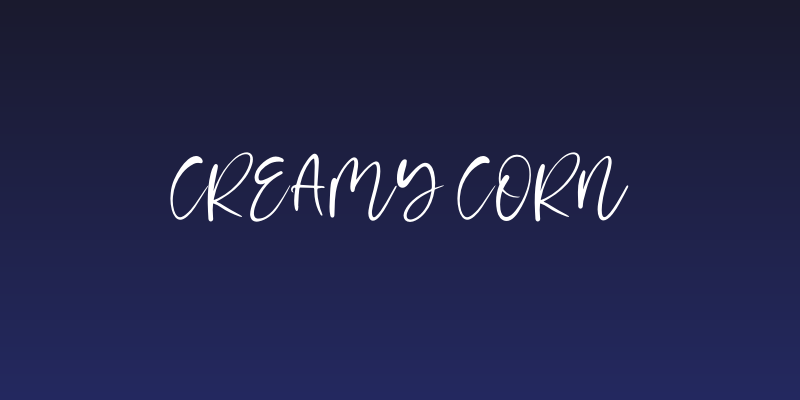Creamy Corn Social Header