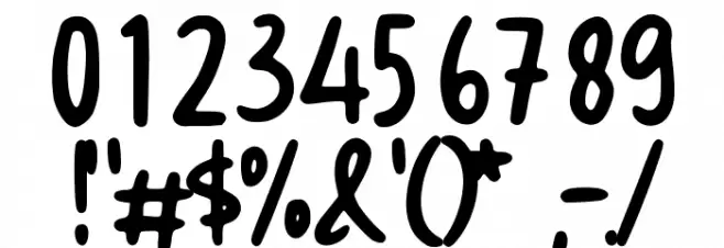 Creamy Garden Font OTHER CHARS