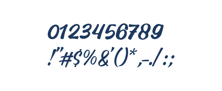 Creamy Garlic Script Other Characters