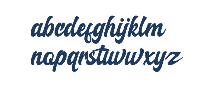 Creamy Garlic Script Lowercase