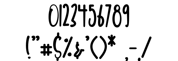 Creamy Latte Font OTHER CHARS