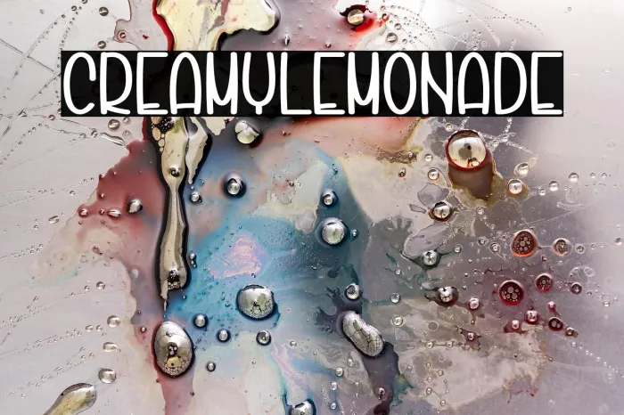 Creamy Lemonade Example 3